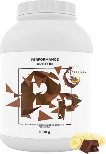 BrainMax Performance Protein, native whey protein 1000 g, chocolate and banana - Protein - Main image