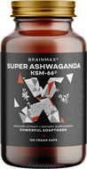 BrainMax Super BIO Ashwagandha extrakt KSM-66®, 100 rostlinných kapslí - Ashwagandha