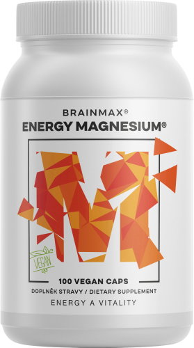 BrainMax Energy Magnesium 1000 mg, Magnesium Malate 200 mg, 100 capsules - Magnesium - Main image