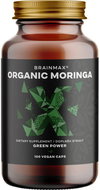 BrainMax Organic Moringa, 500 mg, 100 vegetable capsules - Dietary Supplement