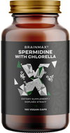 BrainMax Spermidine Chlorella, 100 vegetable capsules - Dietary Supplement