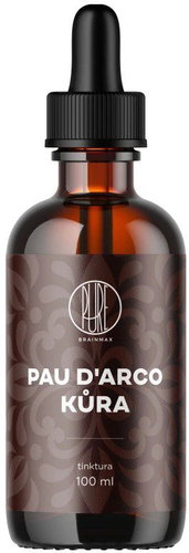 BrainMax Pure Pau D'Arco bark tincture 1:1, 100 ml - Dietary Supplement - Main image