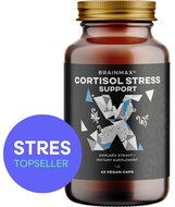 BrainMax Cortisol Stress Support, Stress Management Complex, 60 herbal capsules - Dietary Supplement