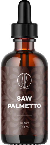 BrainMax Pure Saw Palmetto Tincture 1:1 (90% alcohol), 100 ml - Dietary Supplement - Main image