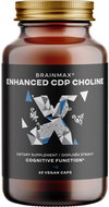 BrainMax Enhanced Citicholine, 60 vegetable capsules - Dietary Supplement