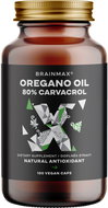 BrainMax Oregano Oil 80% Carvacrol, 100 vegetable capsules - Dietary Supplement