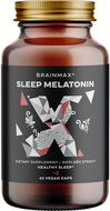 BrainMax Sleep Melatonin, 60 vegetable capsules - Melatonin