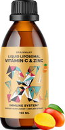 BrainMax Kids Liquid Liposomal Vitamin C Zinc Mango 150 ml - Dietary Supplement