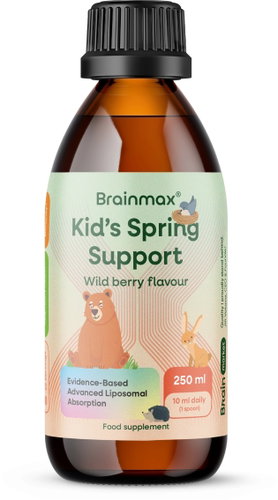 BrainMax Kid’s Spring Support Wild Berry 250 ml - Dietary Supplement - Main image