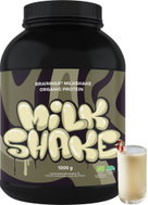 BrainMax Milkshake Protein bez příchutě BIO 1000 g - Protein
