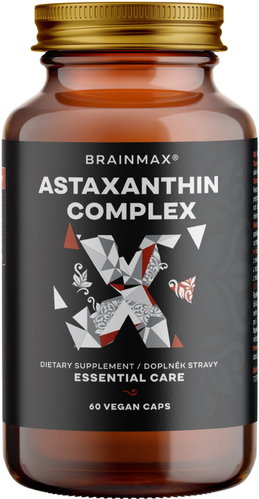 BrainMax Astaxanthin Complex 60 rostlinných kapslí - Astaxanthin - Main image