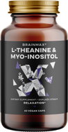BrainMax L-Theanine & Myo-Inositol 60 rostlinných kapslí - L-theanine