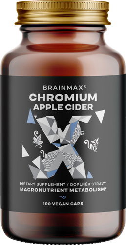 BrainMax Chromium & Apple Cider 100 rostlinných kapslí - Chrom - Hlavní obrázek