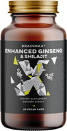 BrainMax Enhanced Ginseng & Shilajit 60 rostlinných kapslí - Ginseng