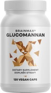 BrainMax Glucomannan 500 mg 180 rostlinných kapslí - Fibre