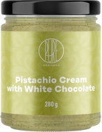 BrainMax Pure Pistachio cream with white chocolate Pistáciový krém s bílou čokoládou BIO 280 g - Nut Cream