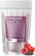 BrainMax Pure Proteinová ovesná kaše malinová s chia BIO 480 g - Protein Puree