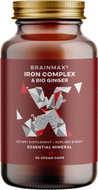 BrainMax Iron Complex železo bisglycinát 25 mg 50 rostlinných kapslí - Iron