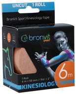 BronVit Sport Kinesio tape classic 5 cm × 6 m beige - Tape