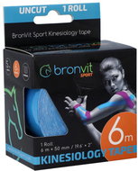 BronVit Sport Kinesio tape classic 5 cm × 6 m blue - Tape