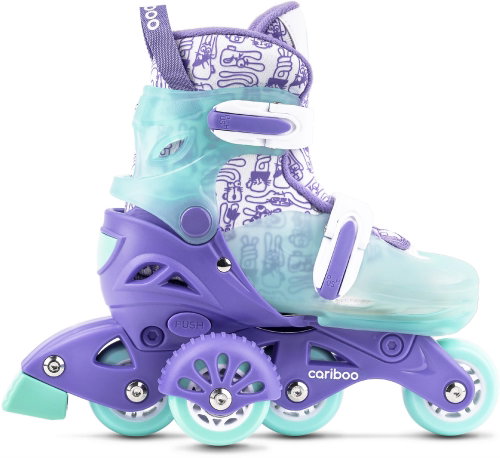 Movino dětské kolečkové brusle Cariboo Step One fialovo-mátové vel. 30-33 - Roller Skates - Main image