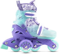 Movino dětské kolečkové brusle Cariboo Step One fialovo-mátové - Roller Skates