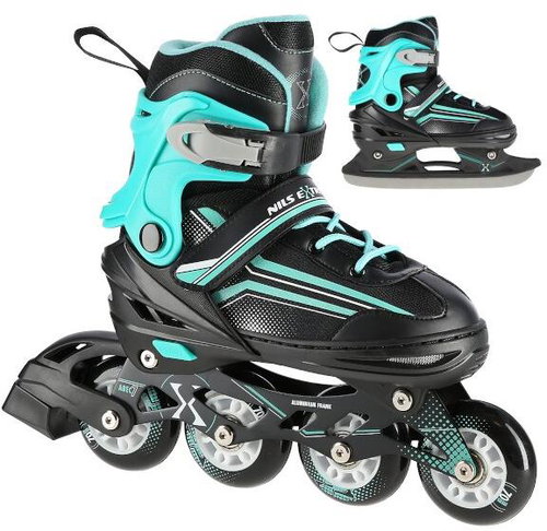Nils Extreme NH18190 black and blue size. M 34-38 2in1 - Roller Skates - Main image
