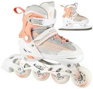 Nils Extreme NH18190 white and pink 2in1 - 2-in-1 Skates