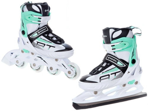 Raven Profession white / mint 31 - 35 - 2-in-1 Skates - Main image