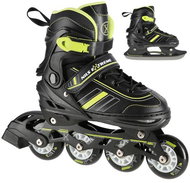 Nils Extreme NH18191 black and yellow 2in1 - 2-in-1 Skates