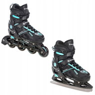 Raven Pulse black / cyan 37 - 40 - 2-in-1 Skates