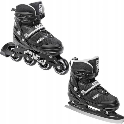 Raven Drill BLACK ABEC7 Aluminium 34–37 - 2-in-1 Skates - Main image