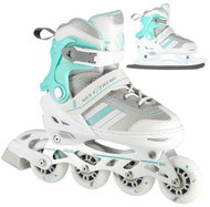 Nils Extreme NH18191 white and blue 2in1 - 2-in-1 Skates