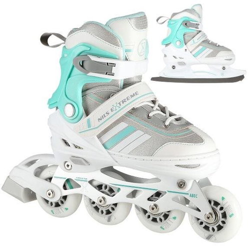 Nils Extreme NH18191 white-blue size. M 34-38 2in1 - 2-in-1 Skates - Main image
