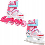 Raven Zoya Pink LED 27 - 30 - 2-in-1 Skates