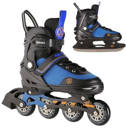 Nils Extreme NH18188A black-orange sizing. S 29-33 2in1 - Roller Skates - Main image