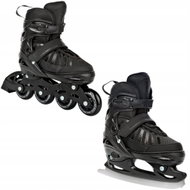 Raven Oxen Black ABEC9 34 - 37 - 2-in-1 Skates