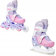 Raven Loret Lila / Pink LED 27 - 30 - 2-in-1 Skates