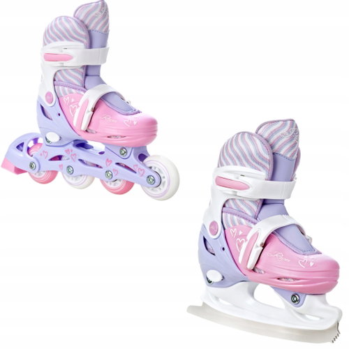 Raven Loret Lila / Pink LED 27 - 30 - 2-in-1 Skates - Main image