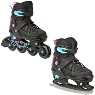 Raven Oxen Mint / Pink ABEC9 38 - 42 - 2-in-1 Skates