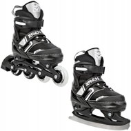 Raven Helixi BLACK / GREY LED 30 - 33 - 2-in-1 Skates