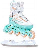 Raven Profession White / Mint / Orange 28 - 32 - 2-in-1 Skates