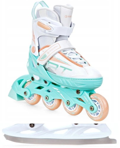 Raven Profession White / Mint / Orange 38 - 42 - 2-in-1 Skates - Main image