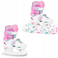 Raven Loret Glitter White / Mint / Pink LED 34 - 37 - 2-in-1 Skates