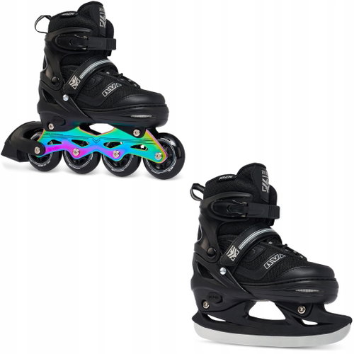 Raven Drill Black / Neo Chrome 30 - 33 - 2-in-1 Skates - Main image