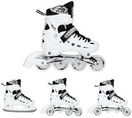 NILS EXTREME Zimní brusle 4v1 NH 10905 bílé - Roller Skates