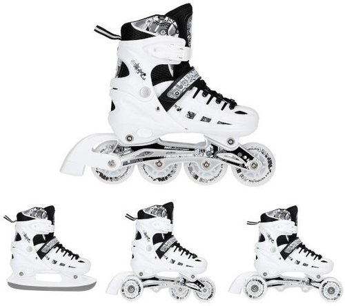 NILS EXTREME Winter skates 4in1 NH10905 S (31-34) white - 2-in-1 Skates - Main image