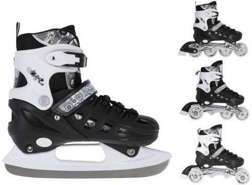 NILS EXTREME Winter skates 4in1 NH10905 L (39-42) black - 2-in-1 Skates - Main image