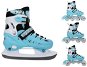 NILS EXTREME Zimní brusle 4v1 NH10905 mintové  - Roller Skates