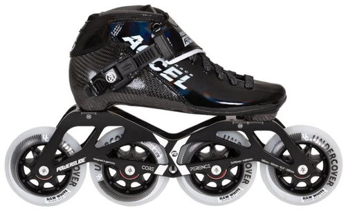 Powerslide Accel Race Black Kids, 35 - Roller Skates - Main image